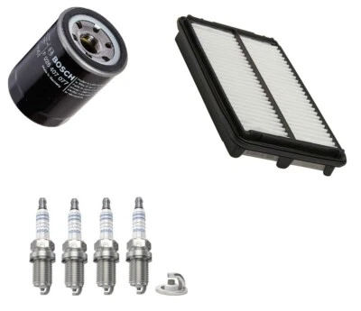 Honda Service Kit For Accord MK VI VII Air Oil Filter Bosch Spark Plugs - Image 1 of 4