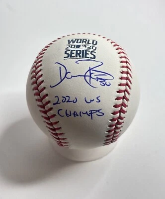Dave Roberts Signed 2020 WS Baseball Dodgers '2020 WS Champs' PSA AJ28032 - Image 1 of 2