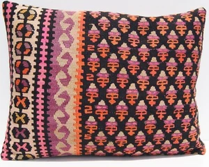 24"x18" Home Living Kurdish kilim pillow covers Handmade kilim vintage area rugs - Picture 1 of 3