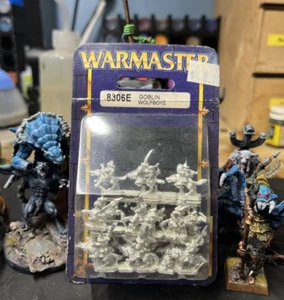 Warmaster Goblin Wolfboyz OOP Games Workshop 10mm Orcs Goblins 8306E WHFB - Picture 1 of 1