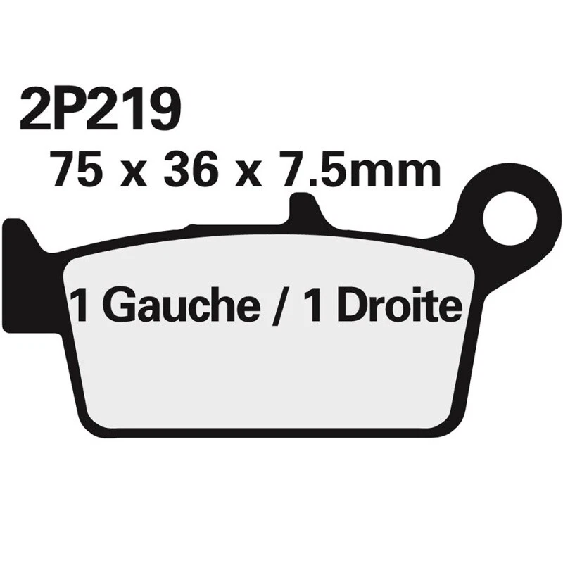 Nissin Pastiglie Freno ST POSTERIORI SINTERIZZATE HONDA CR 125 R 2000-2001 Foto 1 de 1