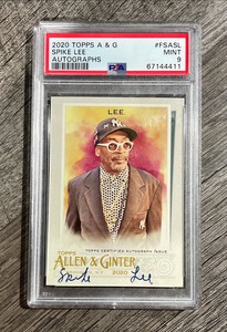 2020 Topps Allen And Ginter Spike Lee Full Sized Auto Autograph #FSASL PSA 9