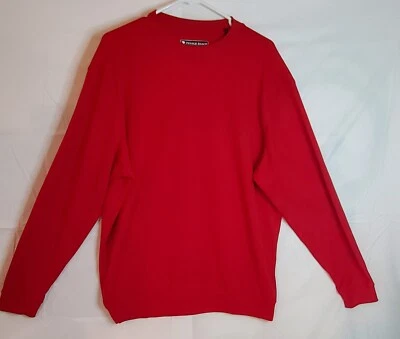 Pebble Beach Golf Performance Red Long Sleeve Pullover Sweater Size Large - Image 1 of 3