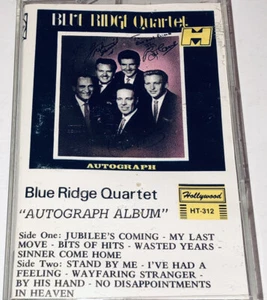 Blue Ridge Quartet Autograph Album Southern Gospel Cassette 1B02 - Picture 1 of 3