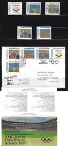 Venezuela: 1996; Scott 1536, set MNH+ FDC+ Brochure, olympic games EBVC083 - Picture 1 of 2