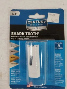 Century Drill & Tool Shark Tooth Cobalt Bi=Metal Variable Pitch 1 1/2" Cut Depth - Picture 1 of 10