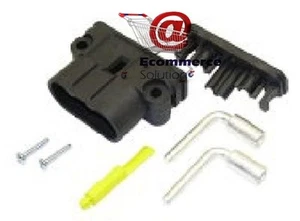 CONNECTEUR PRISE FEM 80 Amp MALE contacts coudés JUNGHEINRICH EJE TRANSPALETTE - Picture 1 of 2
