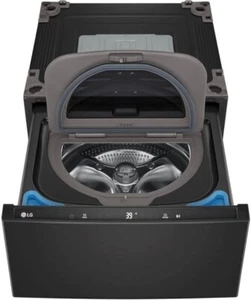 LG Sidekick 1-cu ft 27-in Black Steel Pedestal Washer WD100CB - Picture 1 of 6
