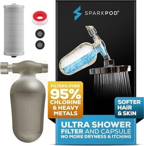 Neu im Karton SparkPod Ultra Duschfilter - Duschkopf Wasserfilter & Patrone - Bild 1 von 4