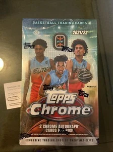 2021-22 Topps Cromato Straordinari Elite Basket Hobby Box 2 Auto - Foto 1 di 6