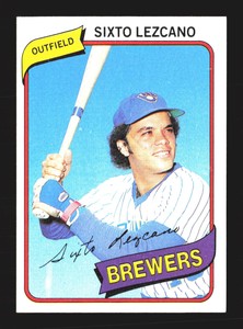 1980 Topps Baseball #215 Sixto Lezcano
