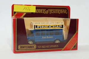 Matchbox Models of Yesteryear Y-23 1922 AEC Omnibus Lifebuoy Soap 1:72 - Bild 1 von 2