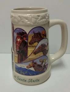 2004 Oak Tree at Santa Anita Horse Race Breeders CUP 20th Anniv Mug Stein  - Bild 1 von 4