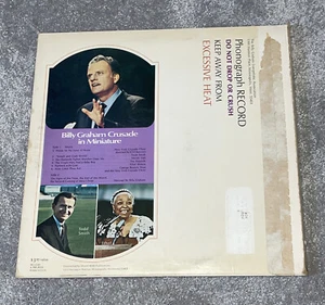 Vintage 1969 BEGA Billy Graham Crusade in Miniature Vinyl Album - Picture 1 of 2