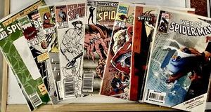 Spider Man Comics Lot 10 Comics Total All Bagged & Boarded - Picture 1 of 12