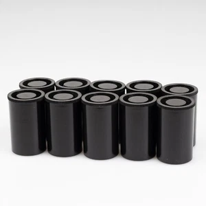 *AUS EU* 10 Stück schwarze Kunststoff Leerflasche 35mm Foliendosen Kanister Behälter - Bild 1 von 8