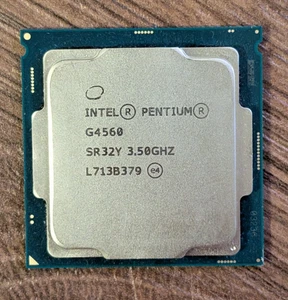 Intel Pentium G4560 Processor 2Core 4Threads 3.5GHz LGA1151 4MB  Desktop CPU - Picture 1 of 4