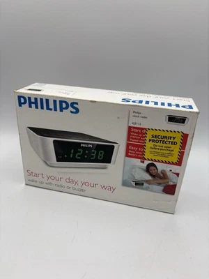 Philips AJ3112 Alarm Clock MW/FM Radio - BRAND NEW OLD STOCK BOXED (2) - Image 1 of 4