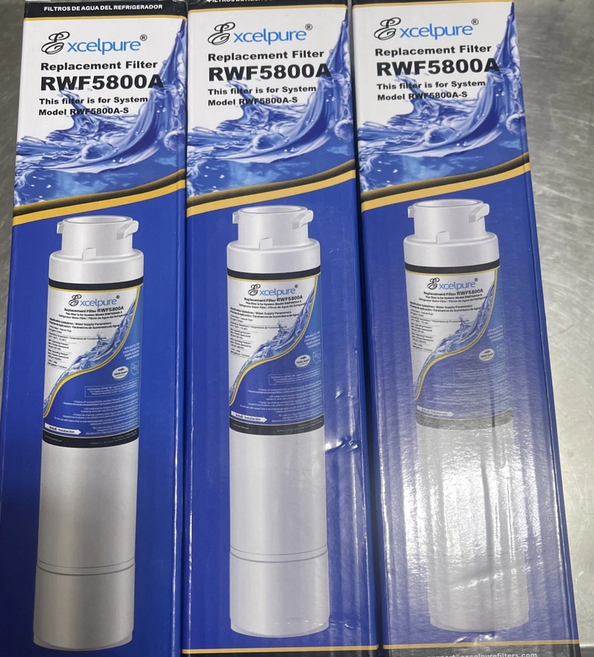 3 Pc ExcelPure RWF5800A Replacement Refrigerator Water Filter - Image 1 of 1