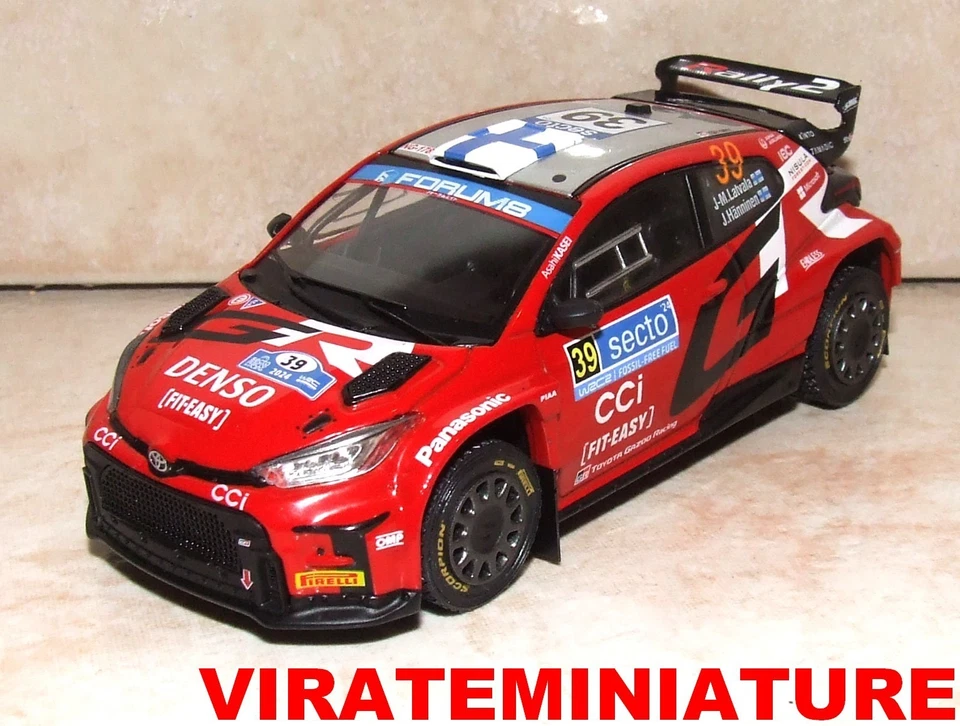 TOYOTA YARIS GR RALLY2 6° RALLY FINLANDE 2024 JARI-MATTI LATVALA IXO RAM955 1/43 - Bild 1 von 1
