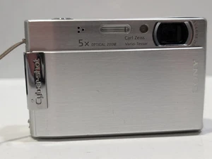 2025-Sony Cyber-shot DSC-T100 8.1MP  Digital Camera w Case Charger & Battery - Picture 1 of 8