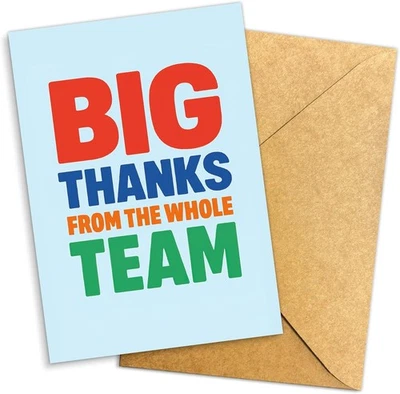 Thank You Card for Coach Men Women, Ideal Basketball Wrestling Soccer Retirement - Image 1 of 4
