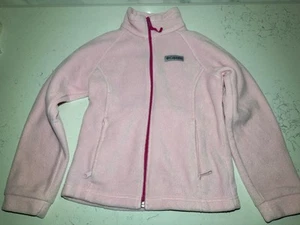 Girl Columbia Benton Fleece Jacket Girls Size SMALL 7/8 - Picture 1 of 7
