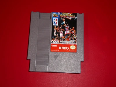 Tecmo NBA Basketball (Nintendo Entertainment System NES 1992) Battery Saves - Image 1 of 3