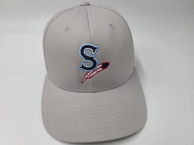 Spokane Indians Pacific Headwear Adjustable Hat Cap Men Women MiLB Baseball Gray - Image 1 of 4