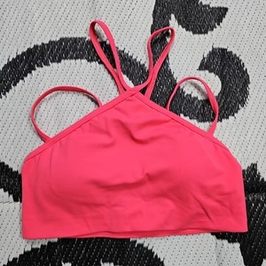 LULULEMON ATHLETICA Flow Y Strappy Bra NuluLight Support LW2DTO Size 8 - Picture 1 of 4