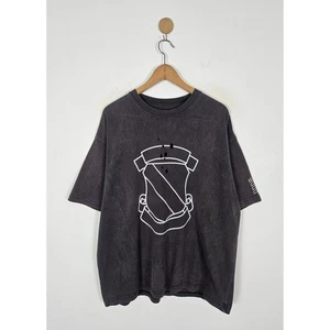 RE Number (N)ine shield crest gun Tee shirt black size 3 - Picture 1 of 7