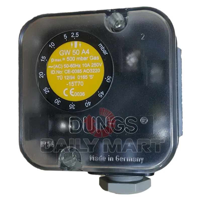 GW50A4 DUNGS  Gas Pressure Switch 10A 250V 50-60Hz New In Box fast delivery - Image 1 of 3