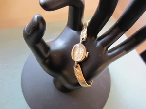 Vintage Elgin Mechanische Damenuhr 10K RGP Lünette W 10K GF Band Top Läuft - Bild 1 von 18