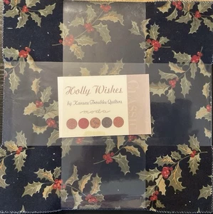 Holly Wishes By Kansas Troubles For Moda. Retired OOP Layer Cake - Picture 1 of 2