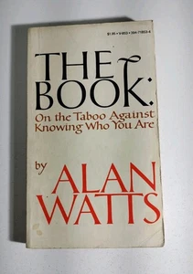 THE BOOK: ON THE TABOO AGAINST KNOWING by Alan Watts 1972 paperback PHILOSOPHY - Bild 1 von 10