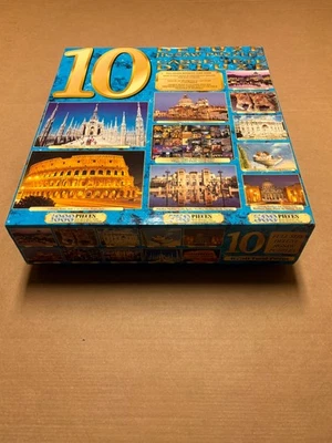 Sure-Lox 6750 Piece 10 Picture Jigsaw Puzzle Box Set From 2004 Still Sealed New - Image 1 of 4