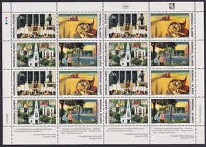 MARSHALL ISLANDS Sc # 271-4 (ITEM0239) SHEET of  16 4 FREEDOMS (See Description) - Picture 1 of 1