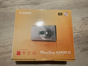 Canon PowerShot A2400 IS 16MP Digital Camera Pink 5x Zoom HD, Intl Version - Picture 1 of 5