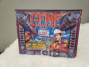 Vintage Gene Autry Blechschild Poster Werbung, Melody Ranch, Six Guns, Holster, Gun Set - Bild 1 von 10