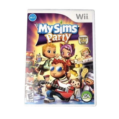 My Sims Party (Nintendo Wii, 2009) Complete CIB Tested EA Multiplayer Game - Image 1 of 4
