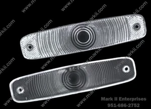 1956-57 Lincoln Continental Mark II MK II Park Lamp Lenses Left & Right NEW - Picture 1 of 1