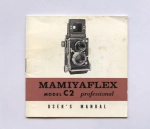 MAMIYAFLEX MODEL C2 PROFESSIONAL ORIGINAL INSTRUCTION MANUAL (MF1157) - Picture 1 of 1