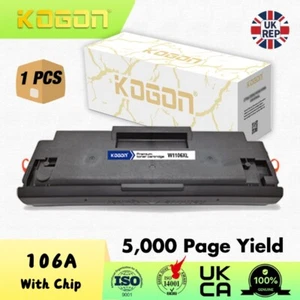 W1106A 106A 5000 Page Yield Compatible Toner Cartridge for HP Laser MFP 135a - Picture 1 of 11