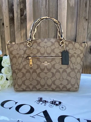 Bolso Coach Prairie nuevo con etiquetas en lona de firma en bloques de colores C4293 Foto 1 de 4