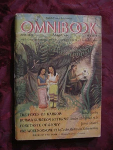 OMNIBOOK June 1946 Gordon S Seagrave Frank Yerby Jesse Stuart - Foto 1 di 1
