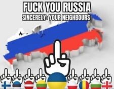 Ukraine Postcard russia sincerely : your neighbours