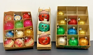 Palline di Natale vintage anni 50 vetro soffiato ornamenti Germania Ovest USA Polonia Giappone - Foto 1 di 20