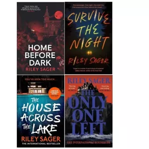Riley Sager Collection 4 Books Home Before Dark, Survive the Night,Only One Left - Picture 1 of 1