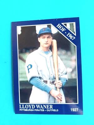 1993 CONLON MEGACARDS LLOYD WANER #17 COLOR PARALLEL 1927 PITTSBURGH PIRATES - Image 1 of 2