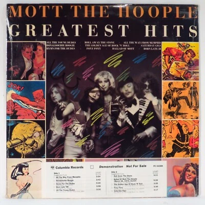 MOTT THE HOOPLE  Greatest Hits  1976 1st US Promo Issue LP  SEALED   Ian Hunter - Image 1 of 2